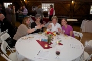 A photo of PT360 team members at a community benefit event
