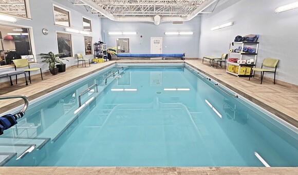 A photo of the PT360 aquatic therapy pool