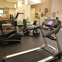 A photo of cardio equipment in the PT360 Shelburne studio