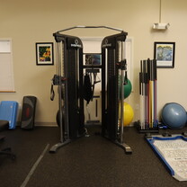 A photo of physical therapy equipment in the PT360 studio in Shelburne Vermont