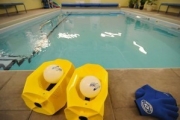 A photo of equipment used in aquatic therapy at PT360