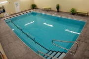 A photo of the PT360 aquatic therapy pool used for joint replacement rehab