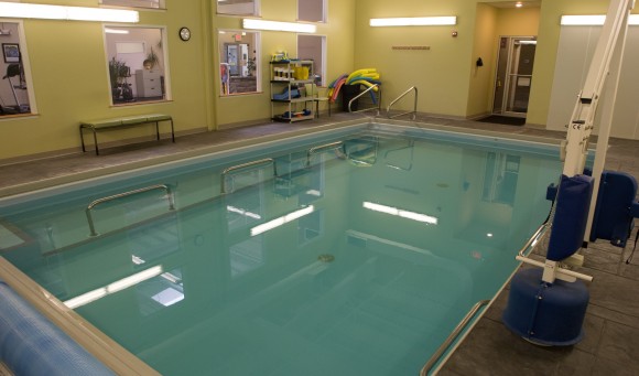 A photo of the PT360 aquatic therapy pool