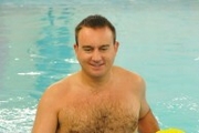 A patient works out in the PT360 aquatic therapy pool